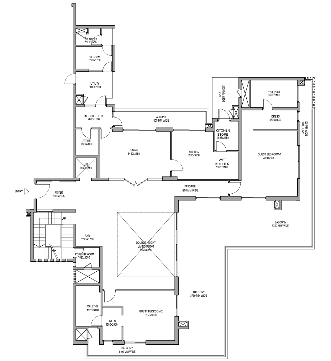 Skyvilla 1 (Level 1) Tower 2/4